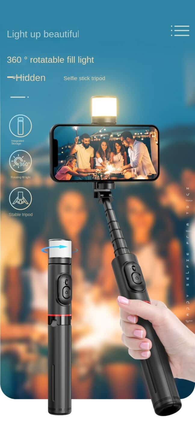 Premium Tripod Selfie Stick Aluminium 1