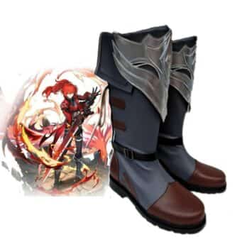 Genshin Impact Diluc Cosplay Stiefel Schuhe 3