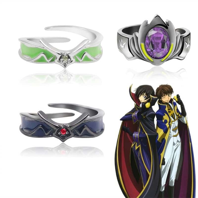 Anime Code Geass Ring Lelouch Cosplay 8