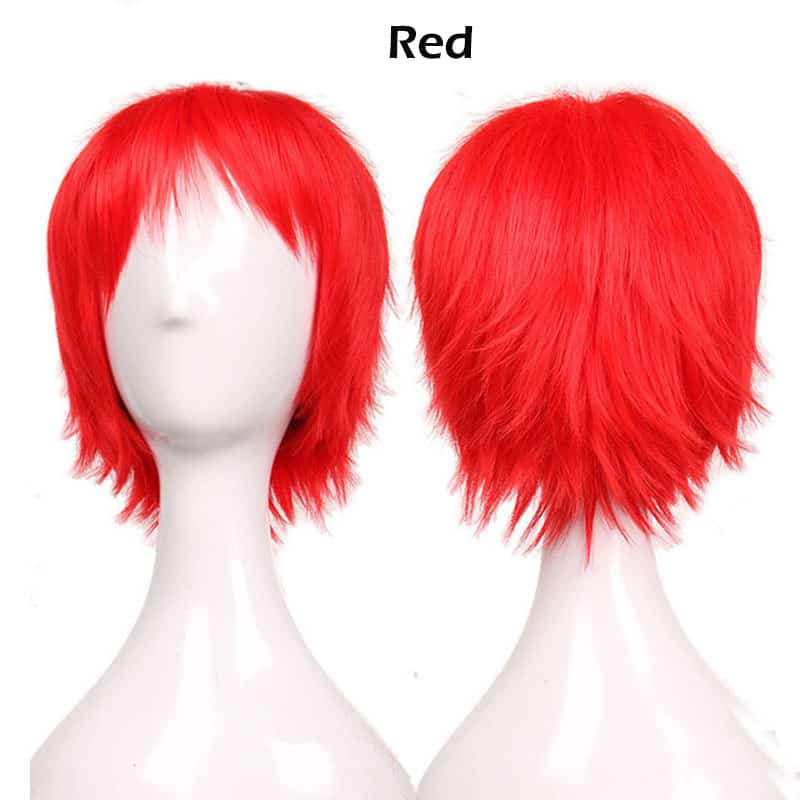 Kurze Cosplay Wigs in verschiedenen Farben 9