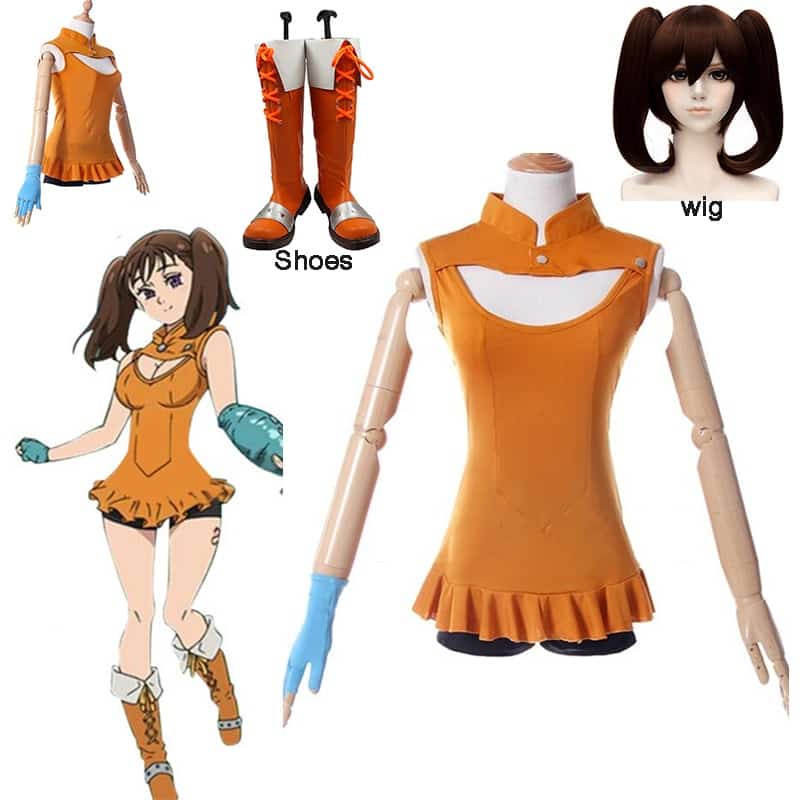 Diane Cosplay The Seven Deadly Sins Wig Perücke 1