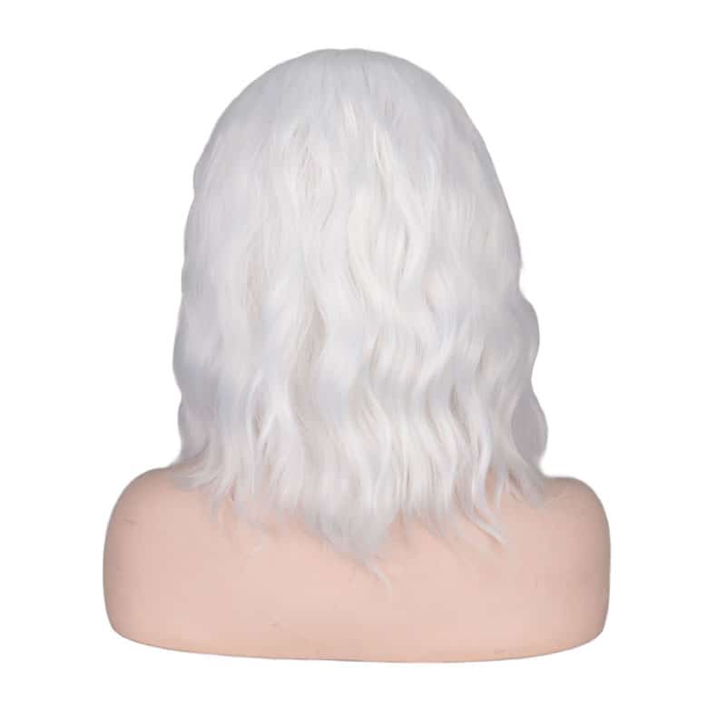 Curly Cosplay Wig blond Pony 7