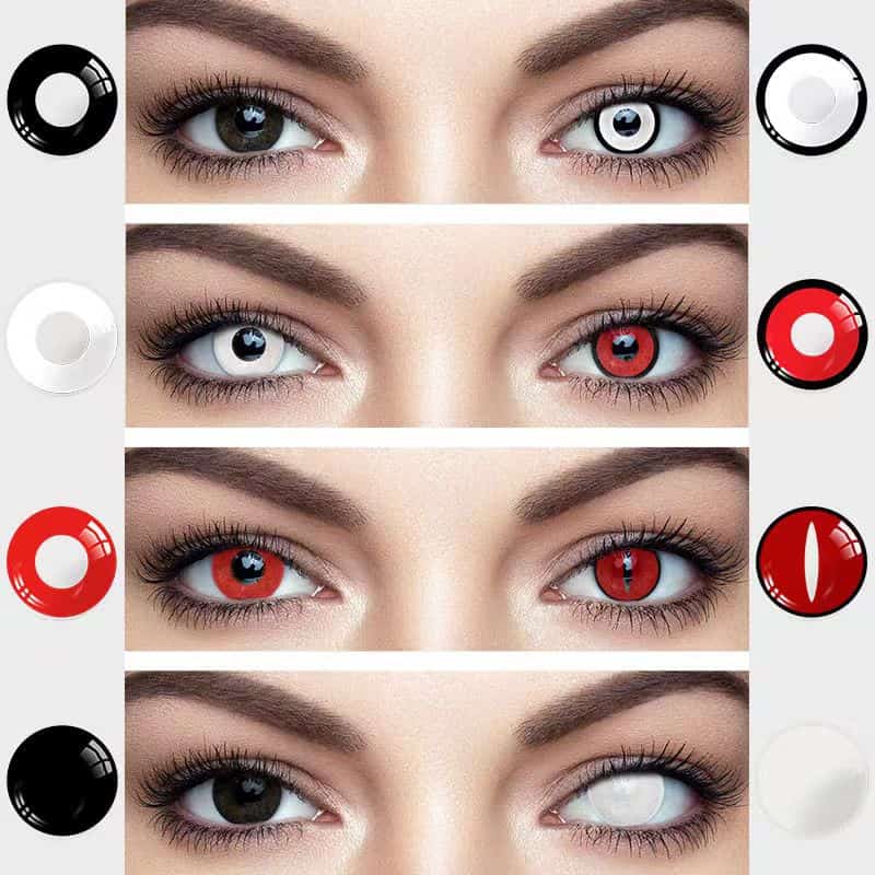 Cosplay Kontaktlinsen mit verschiedenen Augenformen 1
