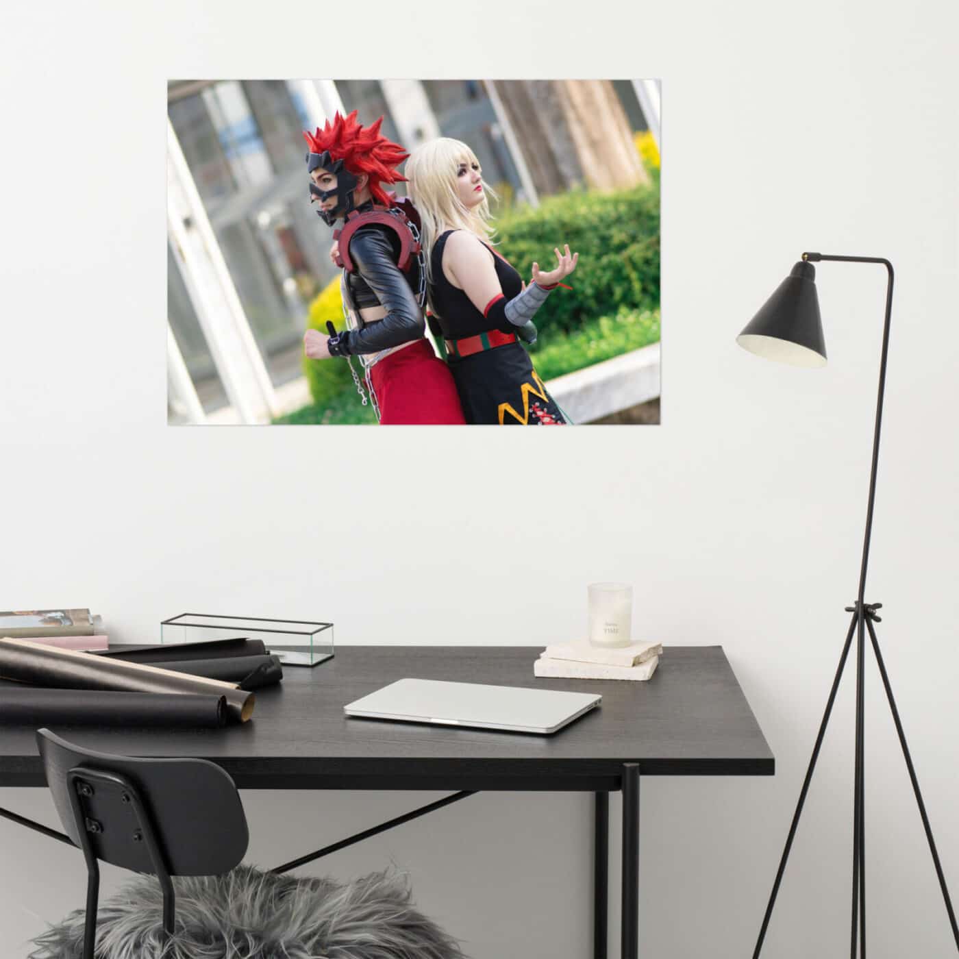 Red Fighter Cosplay Print Bild Poster 1