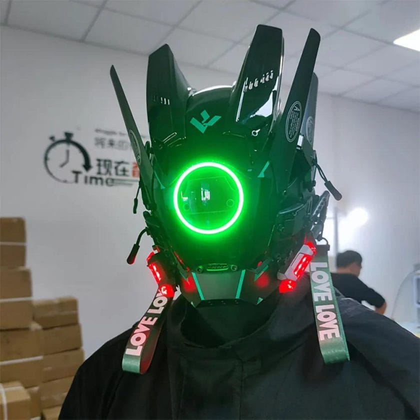 Technology LED Maske Cyberpunk 8