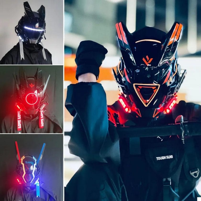 Technology LED Maske Cyberpunk 2