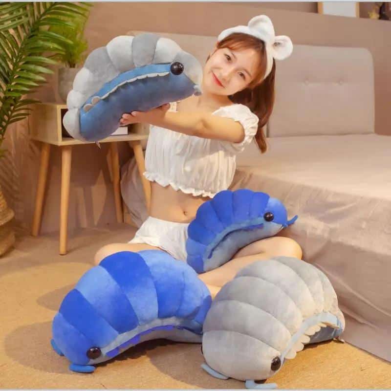 30/50cm Likelike Insect Plush Toys Pill Bug Stuffed Soft Animals Pillow Back Cushion Insect Doll Kids Toys Girls Boys Gift 1