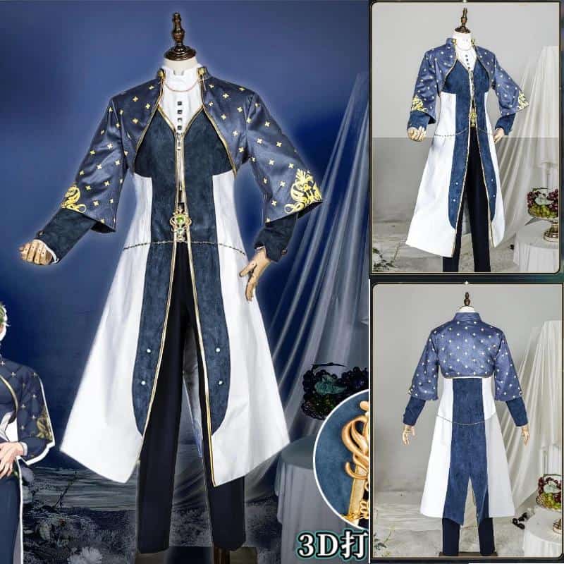 Game NU:Carnival Olivine Cosplay Costume Halloween Outfits Women Men Clothing Long Coat 1
