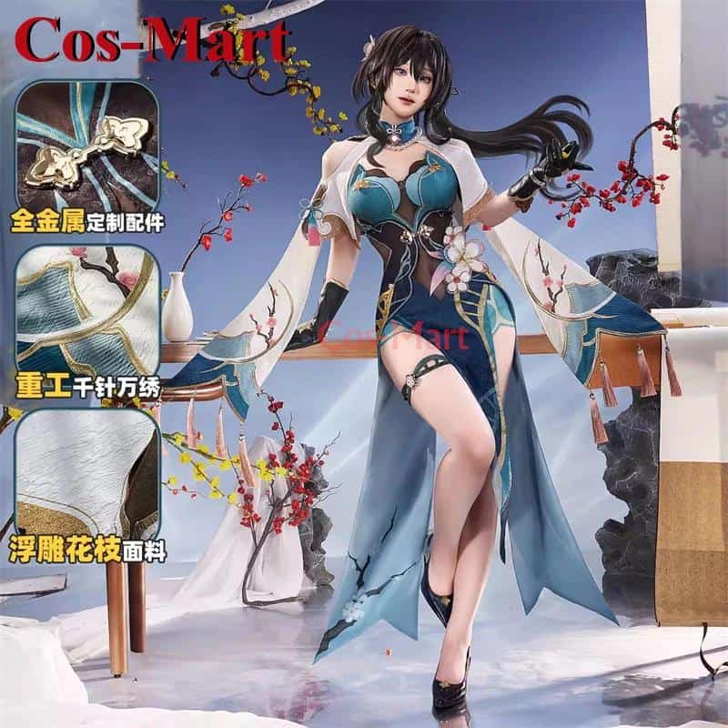 Game Honkai: Star Rail Ruan Mei Cosplay Costume Gorgeous Elegant Sweet Uniform Dress Activity Party Role Play Clothing 1