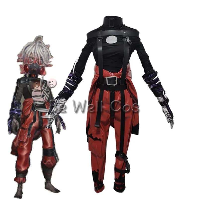 Game Identity V Rare Case Patient Cosplay Costume Wig Identity V Emil Top Pants Coat Gloves Belt For Women Men Halloween Party 1