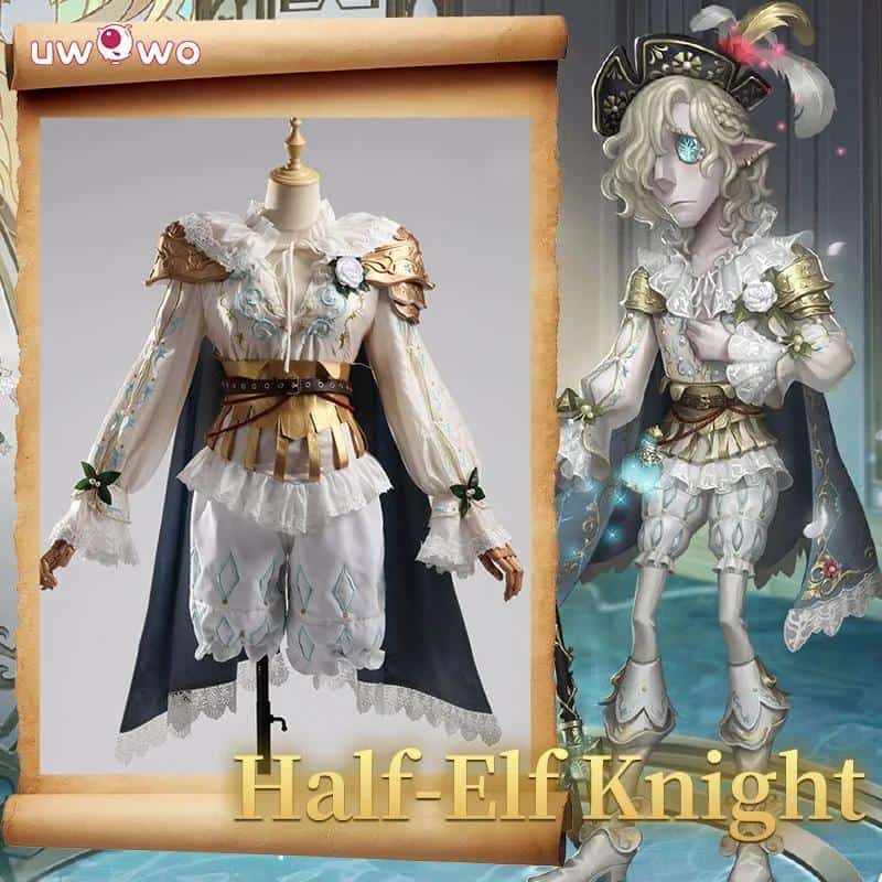Collab Series: Game Identity V Grave Keeper Half-Elf Knight Cosplay Costume 1