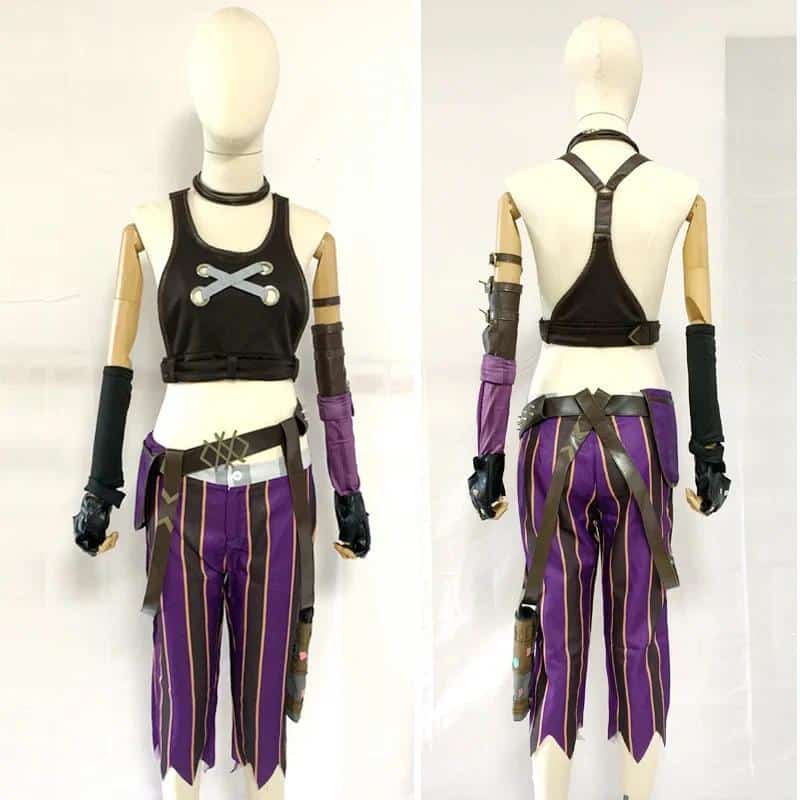 Game Anime LoL Arcane Jinx Cosplay Costume Women Sexy Costumes League Of Legends Jinx Uniform Outfits Halloween  Carnival Suit 1