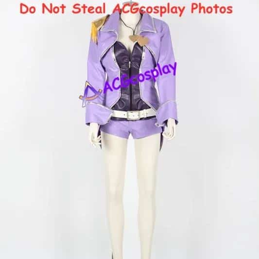 League of Legends pop star Ahri Cosplay Costume faux leather made include hat and ornaments acgcosplay costume 1