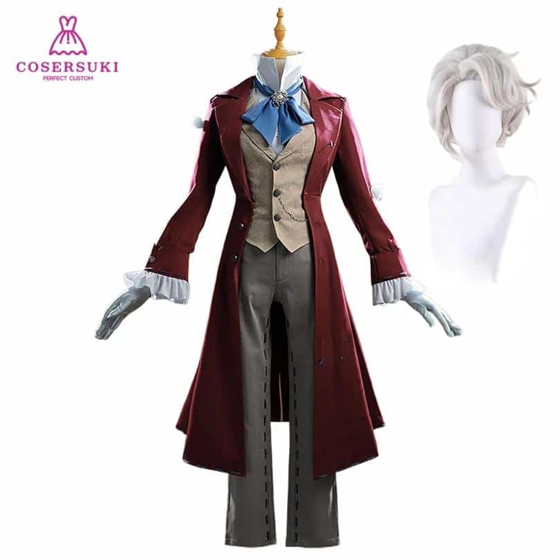Identity V Frederick Kreiburg Cosplay Costume and Headwear For Halloween Christams Carnival Costume 1