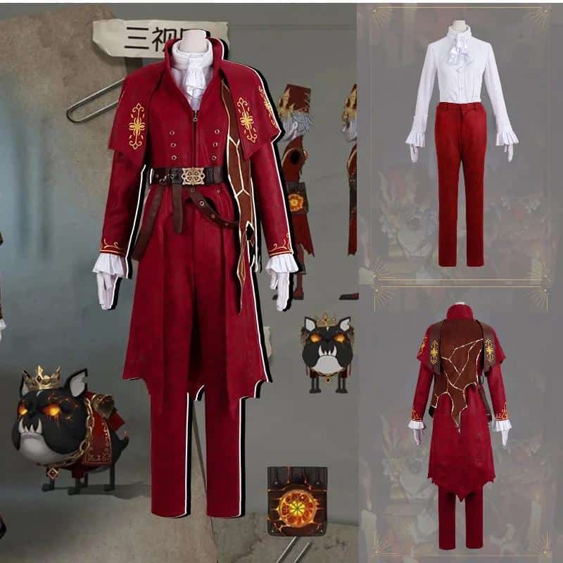 Identity V Victor Grantz Postman Initial Skin Game Suit Gorgeous Uniform Cosplay Costume Halloween Party Outfit 1
