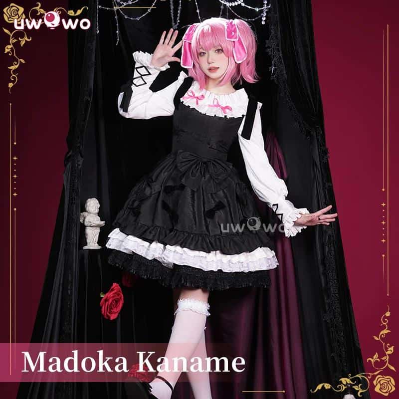 UWOWO Collab Series: Madoka Cosplay Puella Magi Madoka Magica Kaname Madoka Cosplay Costume 1