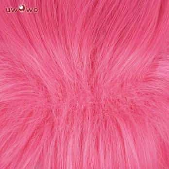 UWOWO Game League of Legends Cafe Cuties Sivir Maid Cosplay Wig 80cm Pink Green Gradient Hair For Girls Women 5