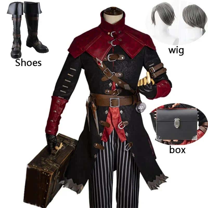 Game Identity V Cosplay Costumes Exorcist Embalmer Aesop Carl Cosplay Costume Custom Made For Halloween Christmas and wig Shoes 1