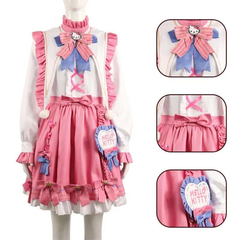 Anime Game Identity V Cosplay Costum Emma Woods Cute Lolita Dress Cosplay Costume Full Set 1