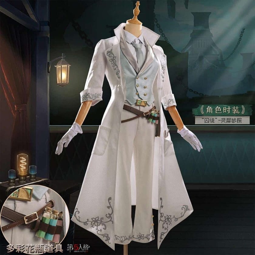 Anime Identity V Luca Balsa Fashion Game Suit Gorgeous Handsome Uniform Cosplay Costume Halloween Party Outfit S-2XL 1