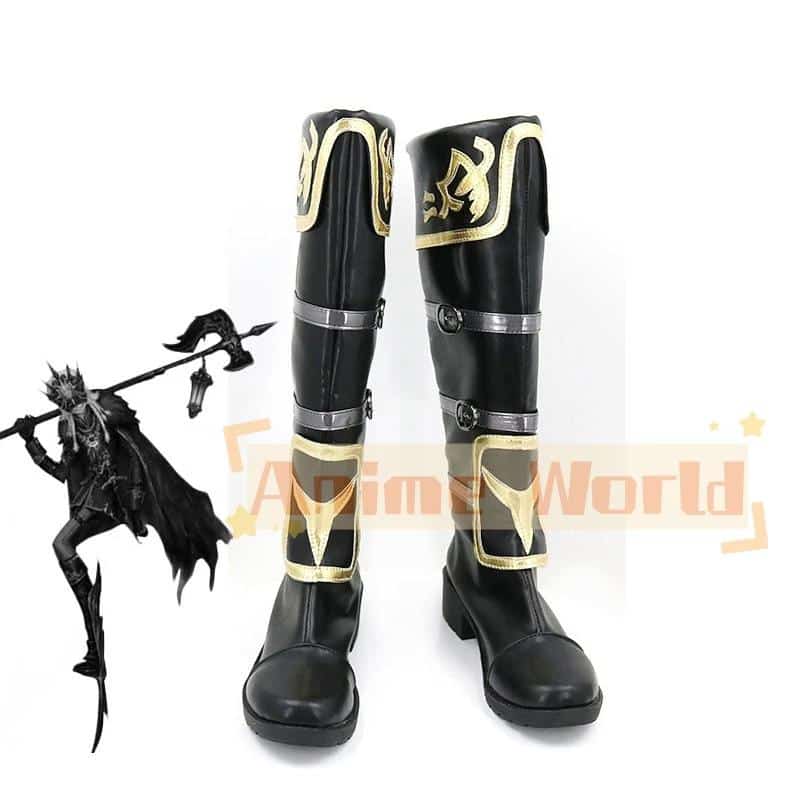 Game Identity V Night's Watch Ithaqua Cosplay Shoes PU Leather Shoes Halloween Carnival Boots Cosplay Prop Custom Made 1
