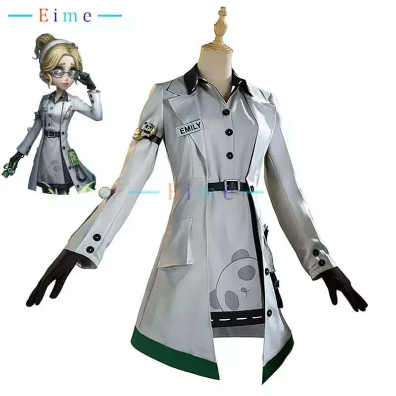 Game Identity V Doctor Emily Dyer Cosplay Costume Fancy Party Suit Coat Dress Halloween Uniforms Anime Clothing Custom Made 1