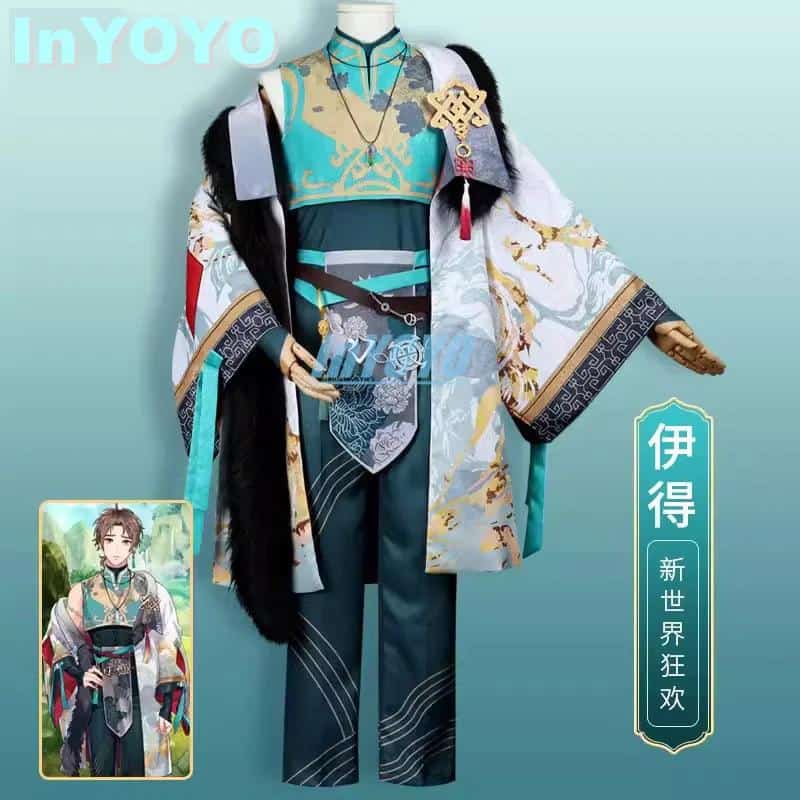 Eiden Cosplay Costume Nu: Carnival Game Suit Ancient Style Uniform Suit Halloween Carnival Party Outfit Men S-XL New 1