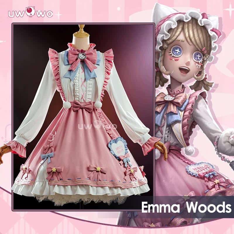 Collab series: Game Identity V Emma Woodss Gardener Cat Cosplay Costume 1