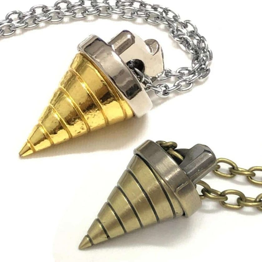 Cartoon Gurren-Lagann Simon Necklace Tengentoba Core Drill Metal Pendant Cosplay Jewelry Accessories 1
