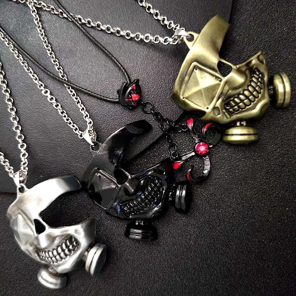 Anime Tokyo Ghoul Necklace for women men Kaneki Ken Cosplay Unisex Alloy Pendant Choker Jewelry Accessories Props Fans Gifts 1