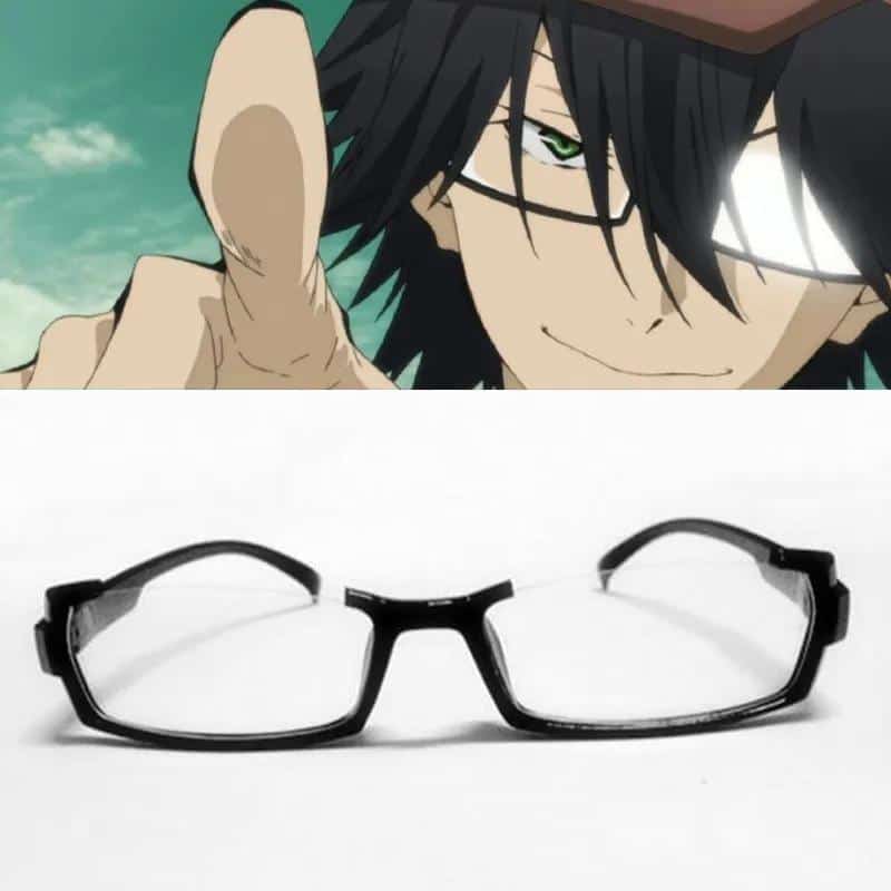 Anime Bungo Stray Dogs Edogawa Rampo Glasses Tokyo Ghoul Kaneki Ken Cosplay Eyewear Eyeglass Unisex Spectacles Accessories Props 1