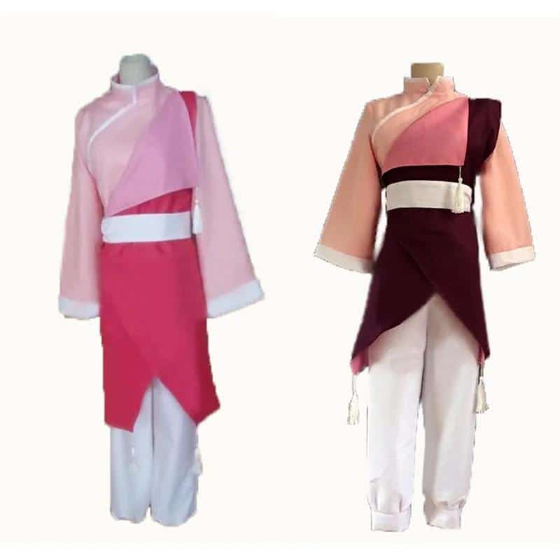 Fullmetal Alchemist Cosplay May Chang Pink Kung Fu Uniform Costume 11 1