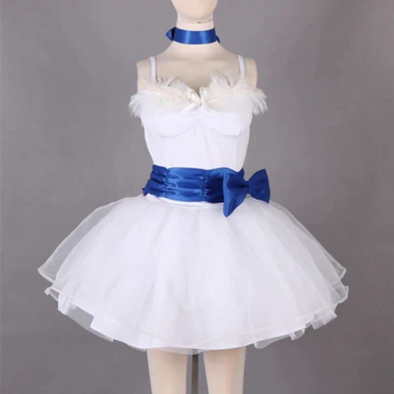 Neon Genesis Evangelion Ayanami Rei cosplay costume White Dress Custom Made 1