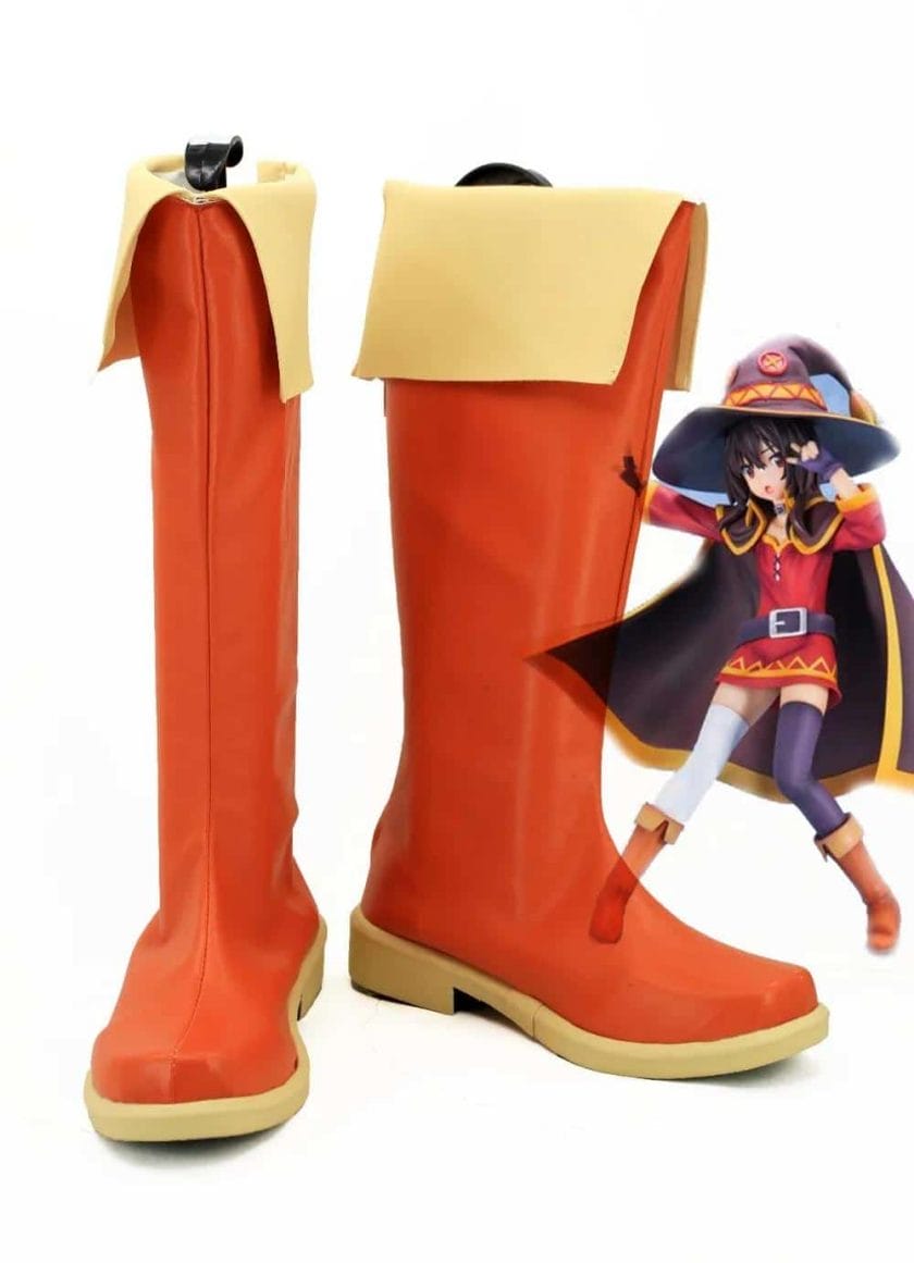 New  Anime Kono Subarashii Shoes Sekai ni Shukufuku wo Megumin Cosplay Boots Custom Made 1