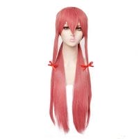 36'' 90cm Long Pink Yuno Gasai Wig The Future Diary Mirai Nikki Yuno Heat Resistant Hair Cosplay Costume Wigs + Wig Cap 1