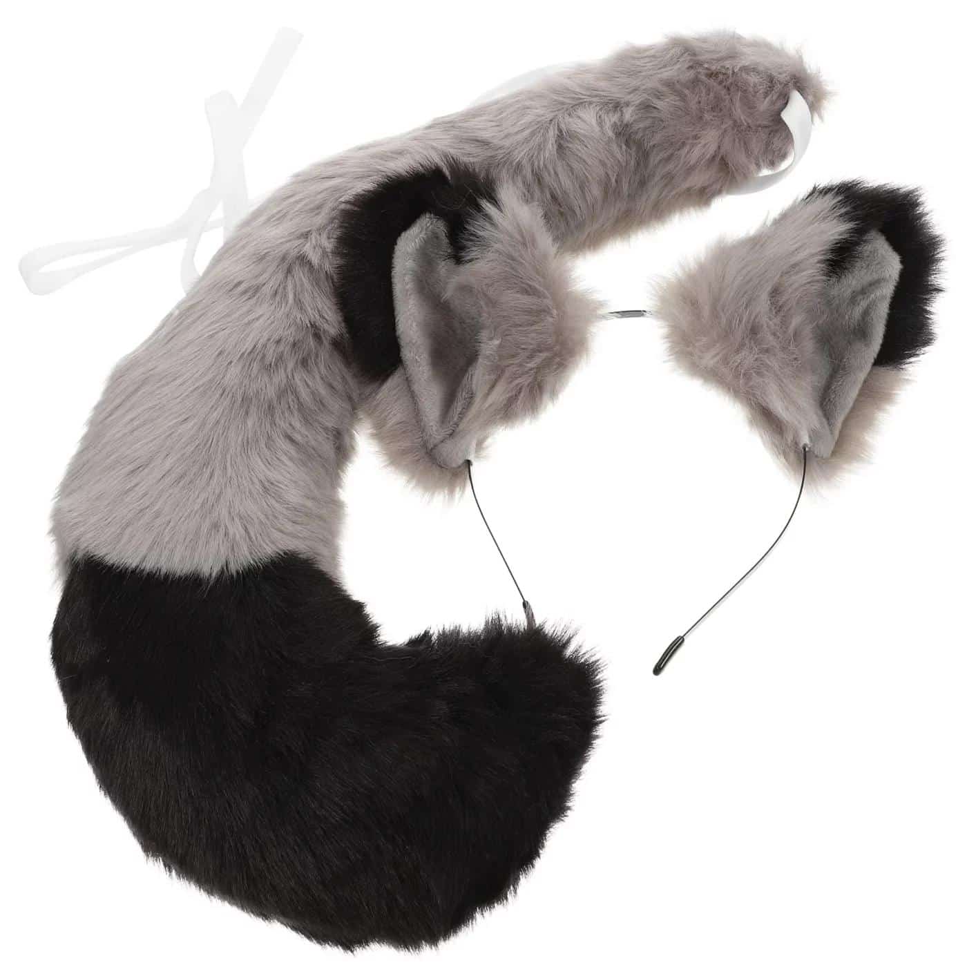 Fox Ears Headband Tail Party Prop Decors Animals Hairband Ohren Haarreif 1