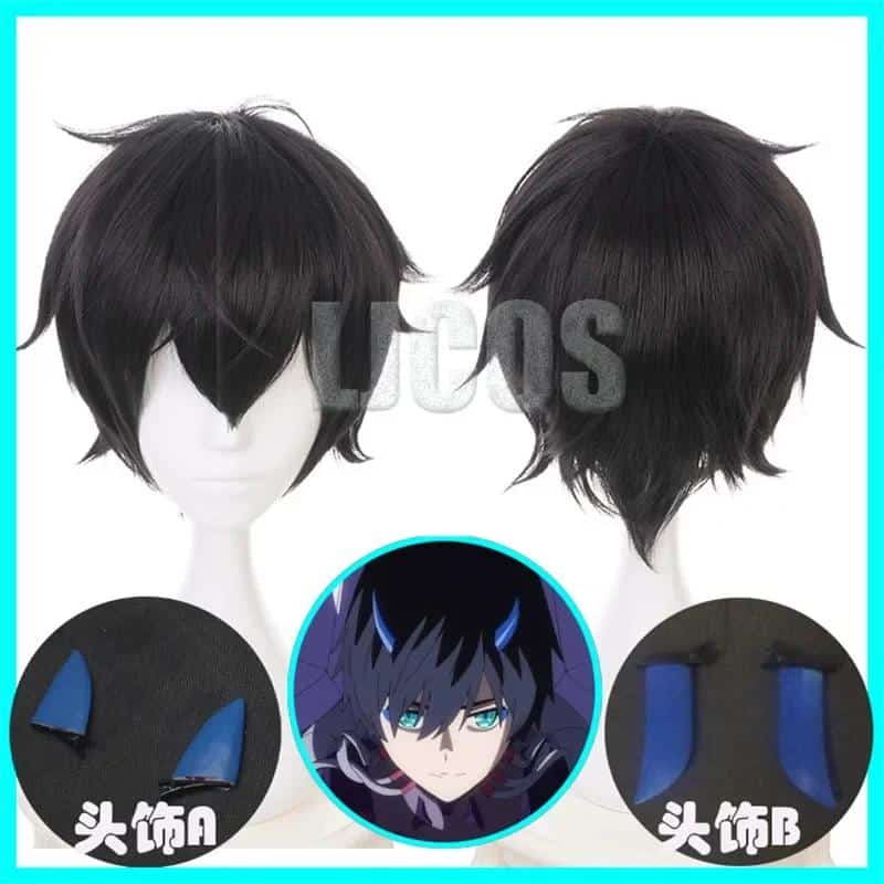 Anime Darling in the Franxx Horn Cosplay Code 016 Hiro Horns Wig Hairpins Headwear Cosplay Gifts Halloween Props 1