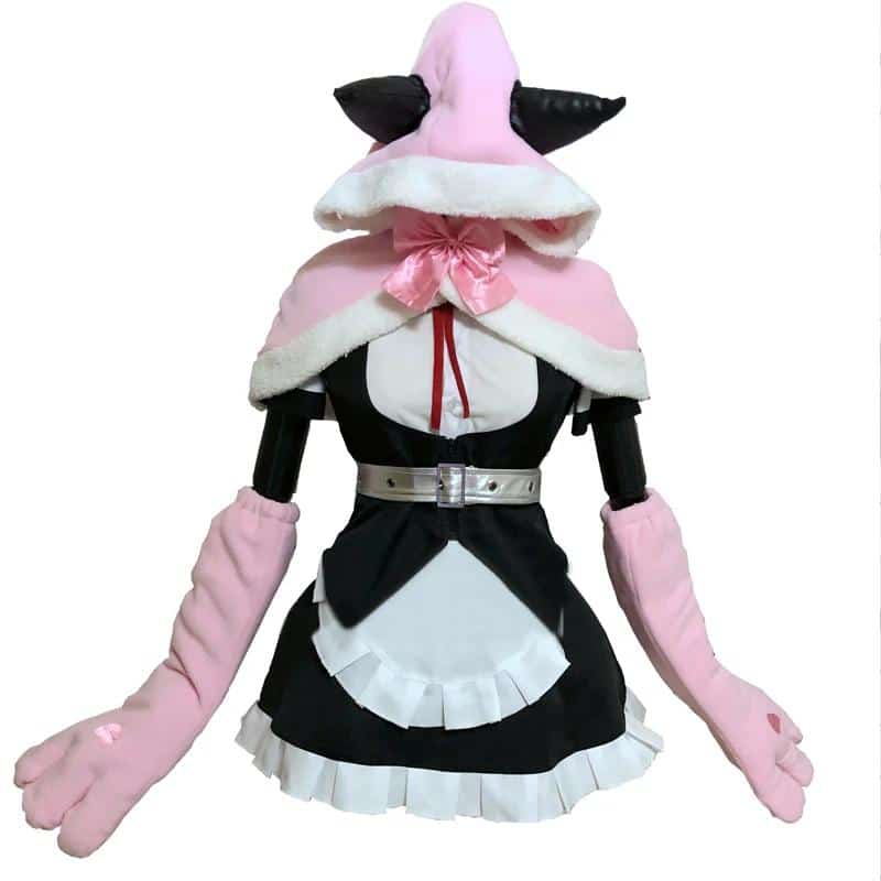 Steins Gate Costumes MayQueen NyanNyan's Best Cat Maid Waitress cosplay costume with cape 11 1