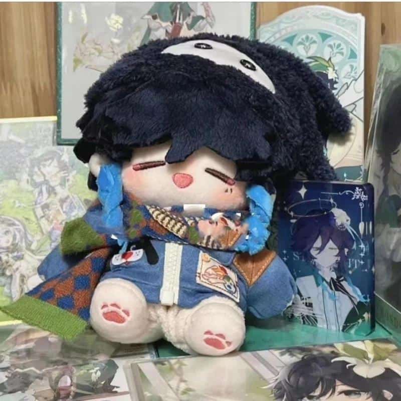 Anime Genshin Impact Venti 20cm Toys Doll Dress Up Clothes Soft Doll Stuffed Plushie 6843 1