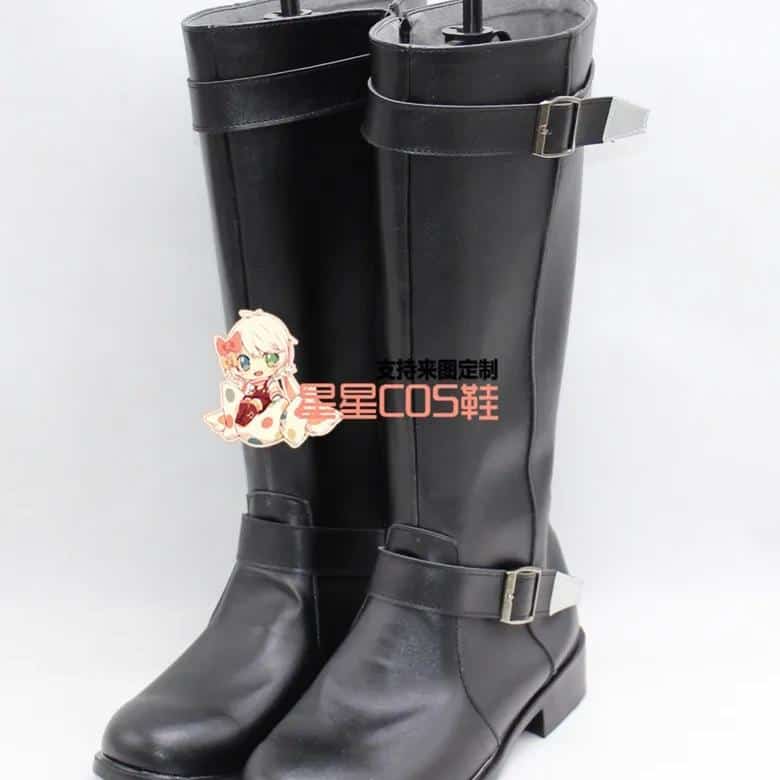 Sliver Soul Gintoki Sakata Black Adult Halloween Cosplay Shoes Boots X002 1