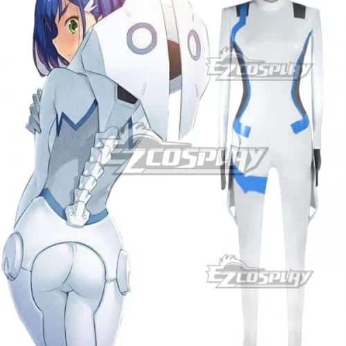 Darling In The Franxx Ichigo White Jumpsuit Halloween Christmas Party Adult Jumpsuit Cosplay Costume - Only Jumpsuit E001 1