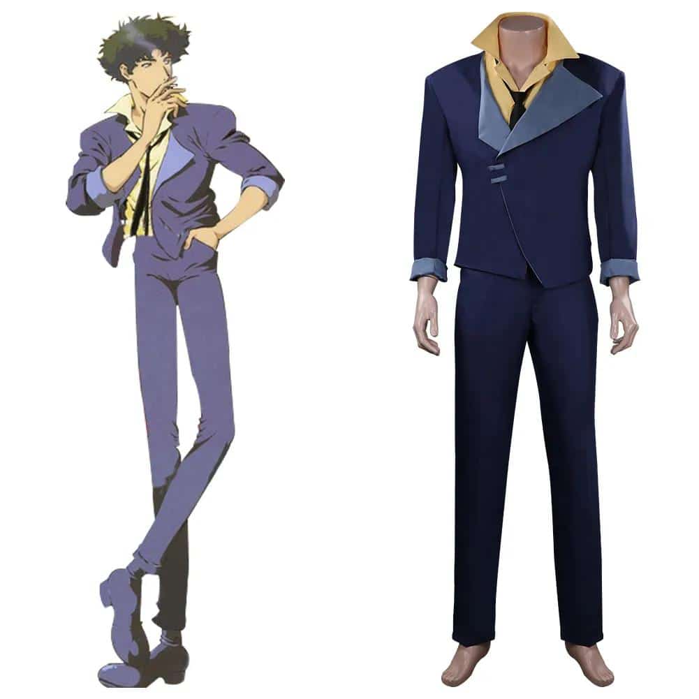 Anime Cowboy Bebop Cosplay Spike Spiegel Cosplay Costume Fantasia Men Top Pants Uniform Outfits Halloween Carnival Disguise Suit 1