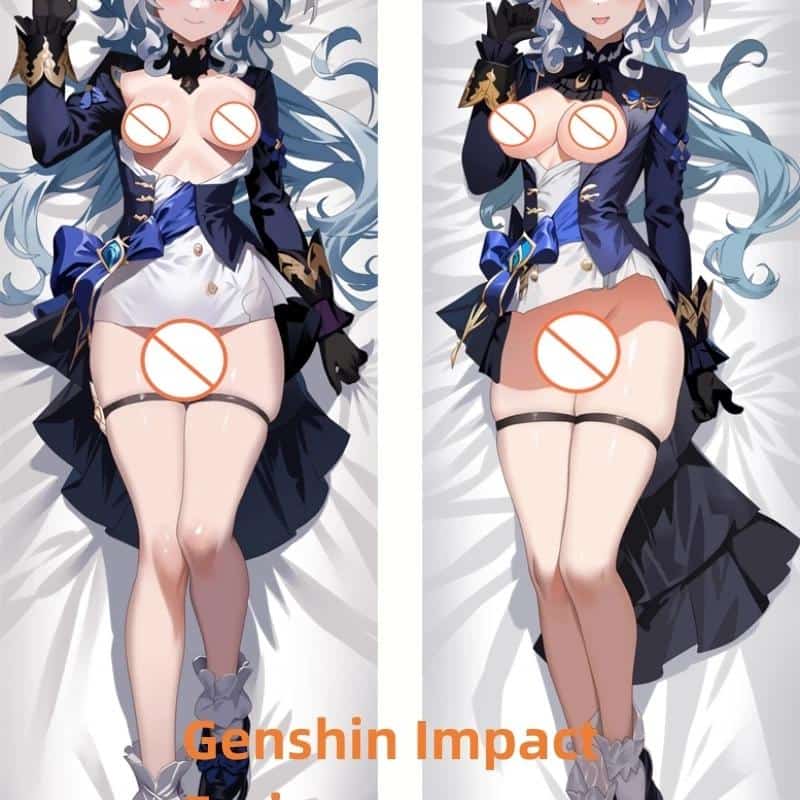 Dakimakura Anime Pillow Case Genshin Impact Furina Double-sided Print Of Life-size Body Pillowcase Gifts Can be Customized 1