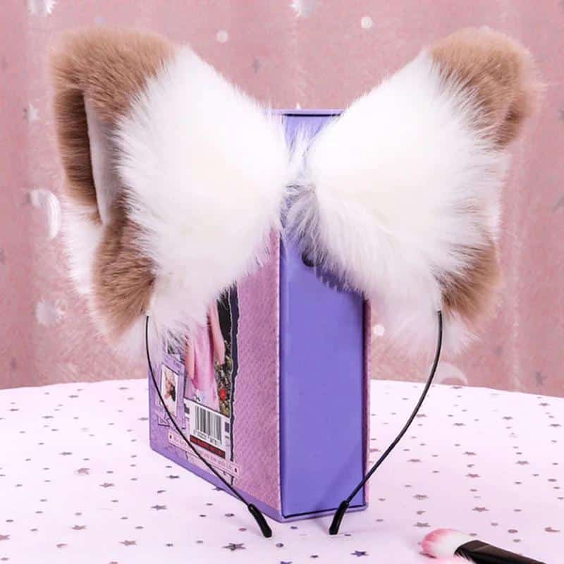 New Lolita Cosplay Cat Ears Headband Anime Dance Party Haarreif Ohren 1