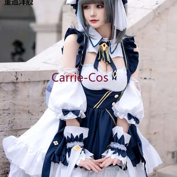 Azur Lane Cheshire Cat Cat Maid Dress Cosplay Costume Cos Game Anime Party 1