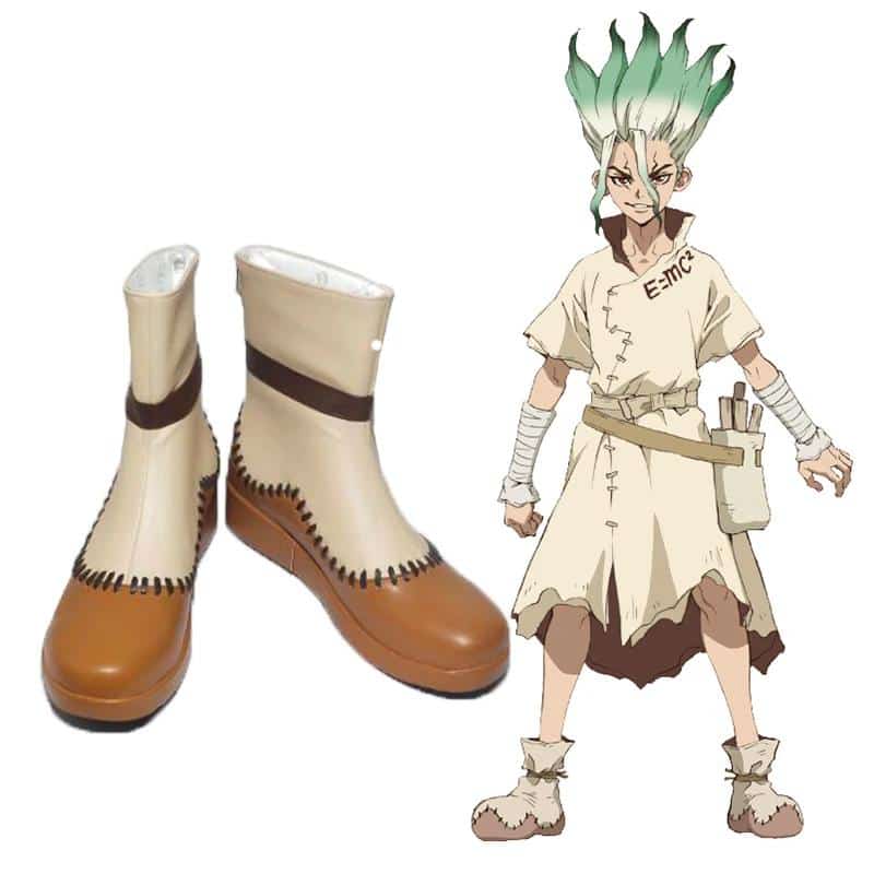 Ishigami Senkuu cos Dr.STONE  cosplay cos shoes canvas fashion shoes casual men women college anime cartoon student high help 1