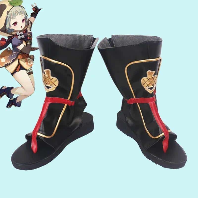 Game Genshin Impact Sayu Cos Shoes Pu Leather Comfortable Boots Highly Restored Cosplay Theme Anime 1