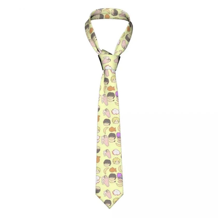 Banana Fish Ash Eiji Okumura Men Women Necktie Fashion Polyester 8 cm Wide Neck Ties for Men Accessories Gravatas Cosplay Props 1