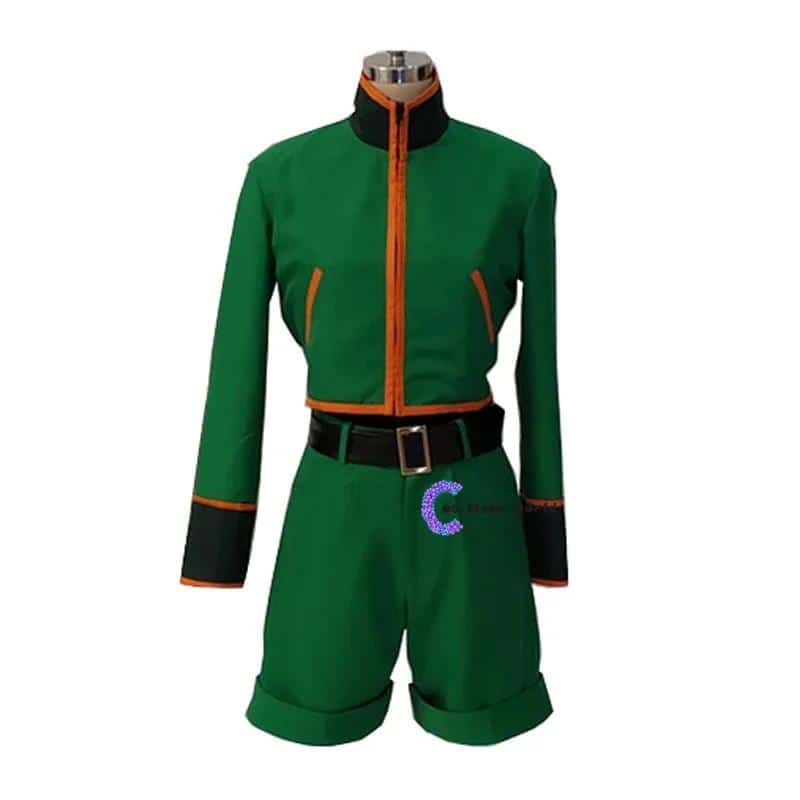 Hunter X Hunter Gon Freecss Cosplay Costumes with Shoe Covers Full Set for Party Customized Halloween Suit for Adult 1