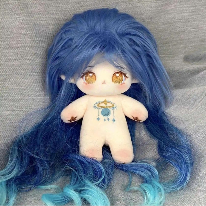 Genshin Impact Anime Layla Kawaii Animal Monster Long Hair Cosplay Plush Stuffed Dollbody Mascot Dress Up Pillow Gift 20cm 1